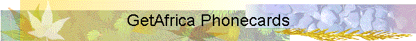 GetAfrica Phonecards